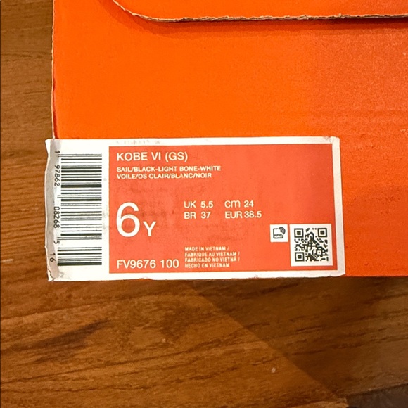 Nike Kobe VI All Star shoes. Youth size 6. NWOT. - Picture 7 of 9